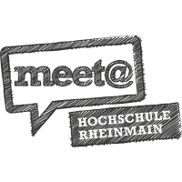 meet@hochschule-rheinmain Logo